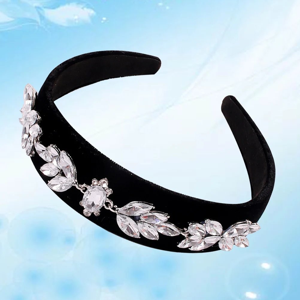 

Diamond Headband Simple Headwrap Hair Hoop Headbands Women Headdress Accessories Flash