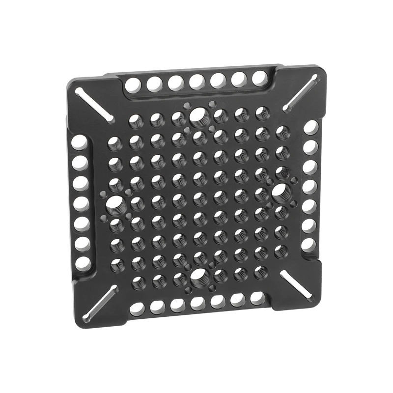 Placa de queso multiusos CAMVATE, placa de queso con conmutación de vídeo con múltiples hilos de 1/4 "-20 para moni