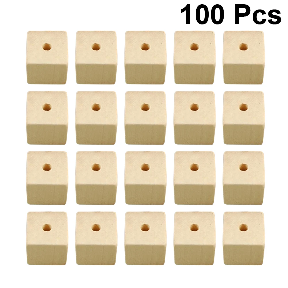 

100 Pcs Bracelet Wooden Bead Accessories Beads Jewelry-making-kits Child for s