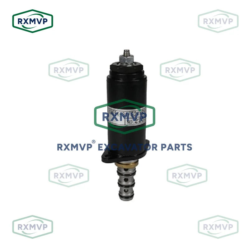 For Kobelco SK  SK200-8 KWE5K-31/G24YB50 NO.2252 SOLENOID VALVE Excavator Spare Part for rotary solenoid valve