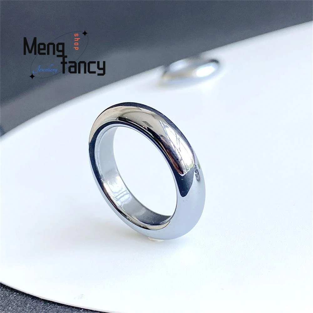 

Terahertz Stone Terasilicate Titanium Hertz Ring Polysilicon Fast Ice Melt Diy Jewellery Charm Fashion Best Selling Holiday Gift