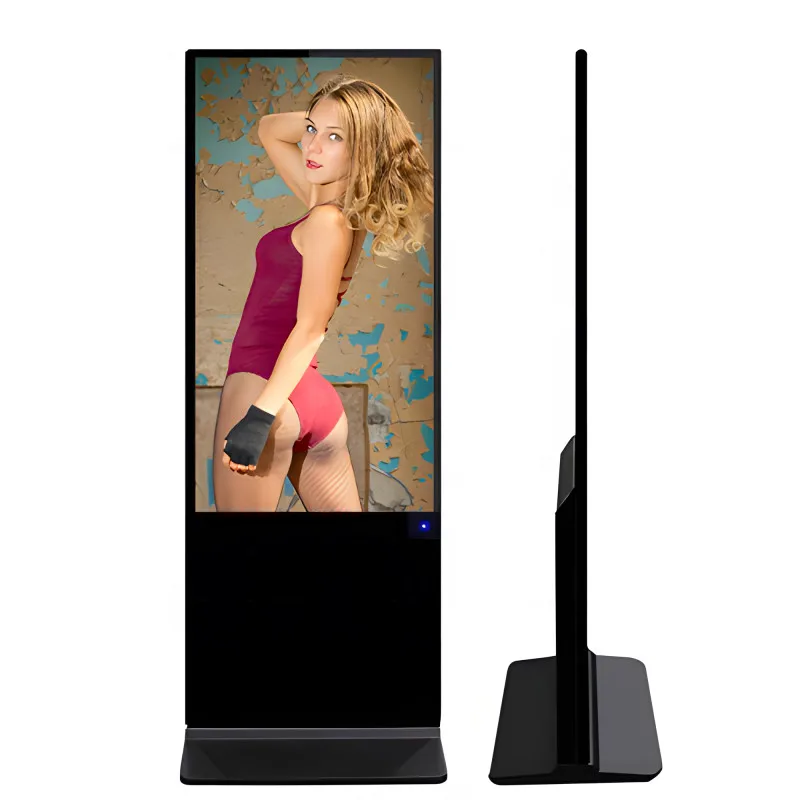 Portable Android Touch Screen  LCD For Shopping Mall Advertising Digital Signage Displays Floor Animation Graphics