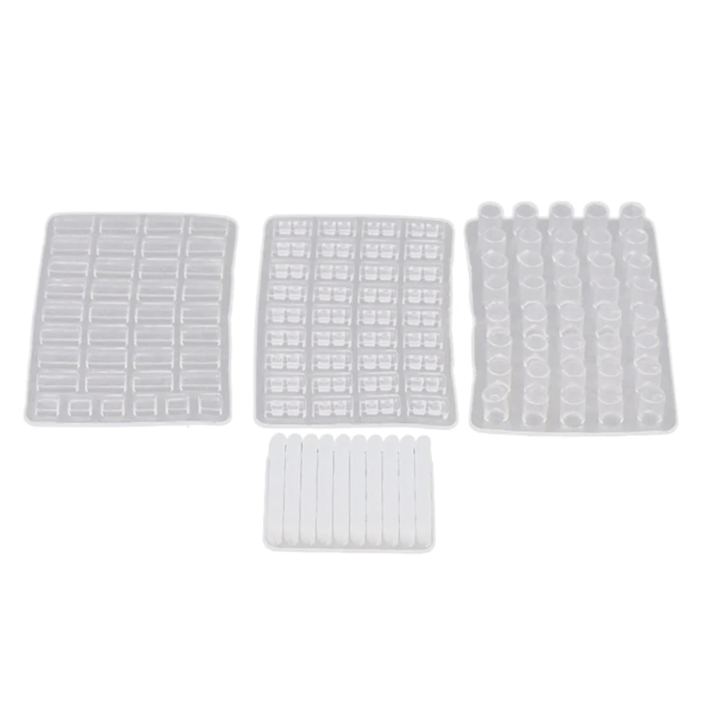 

FBIL-1/16 Scale Miniature Model Bricks Mould,4 Pack Simulation Brick Molds DIY Kit For Sand Table Landscape Accessories