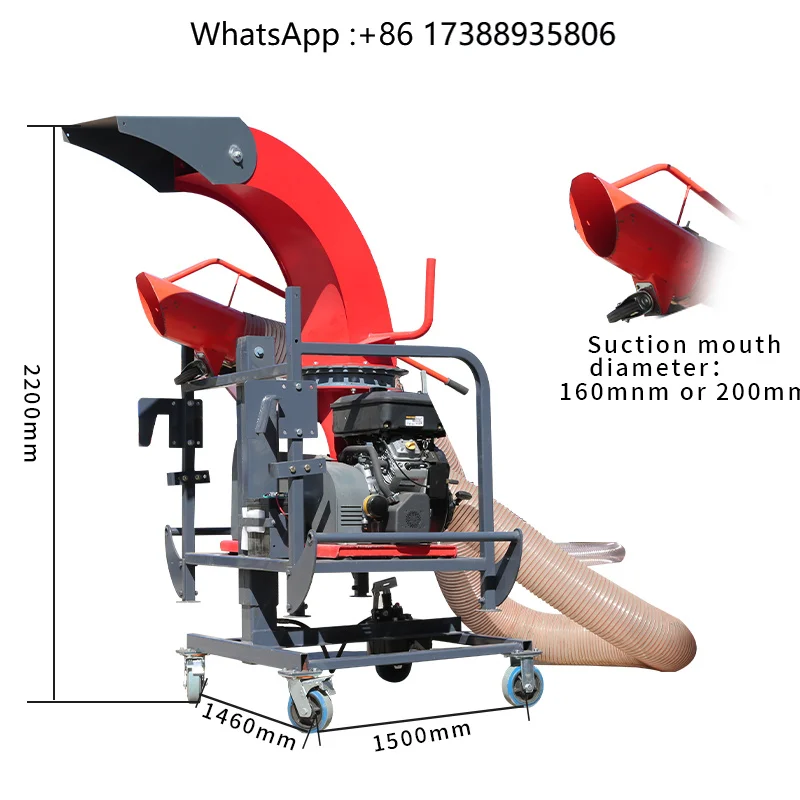 2024 New DZR 3-in-1 Electric Mulch Shredder Garden Leaf Blower and Shredder with Engine Motor Pump Bearing and Gearbox