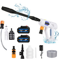 3500W 200BAR Cordless Electric Pressure Washer Brushless Spray Gun for Car Wash Outdoor Cleaning for 18V Makita Battery