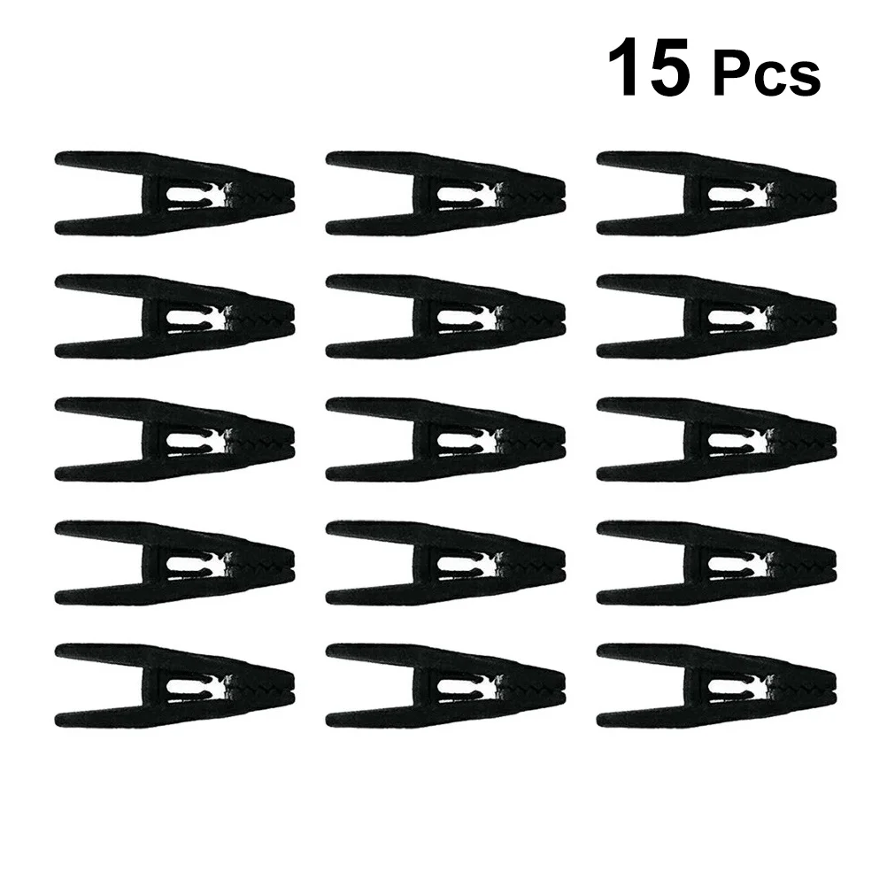 

15Pcs Clothes Hanger Clips Strong Clamping Windproof Non-Slip Sock Bra Laundry Clips for Home Balcony Yard