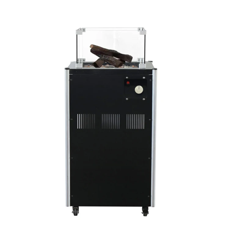 CE Approved Outdoor Gas Fire Pit Burner Iron Patio Heater with Visible Flames for Garden Heating