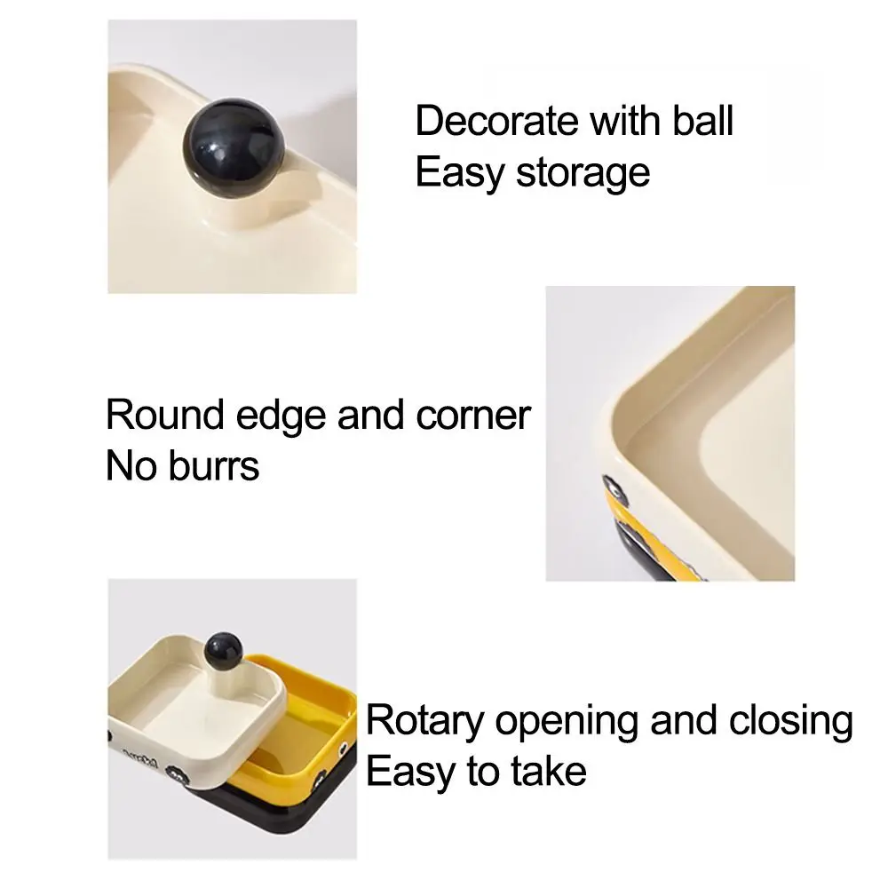 

Creative Jewelry Storage Holder 360 Degree Rotating DIY Necklace Storage Container Large Capacity Multi-Layer