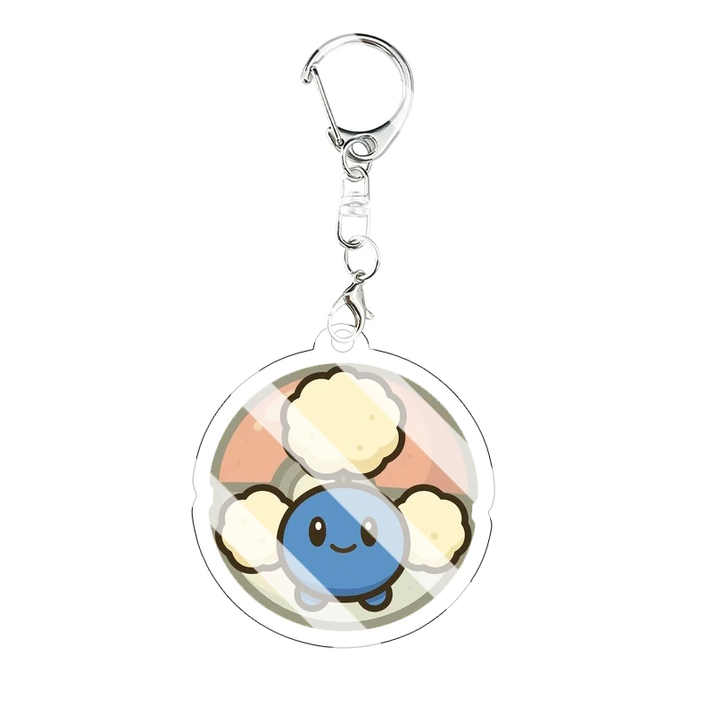 Dragonite Mimikyu Acryl-Schlüsselanhänger Zorua Jirachi Phantump Cartoon-Anhänger Schlüsselring Sammlerstück Taschenanhänger Anime Geburtstagsgeschenk – Detail 14