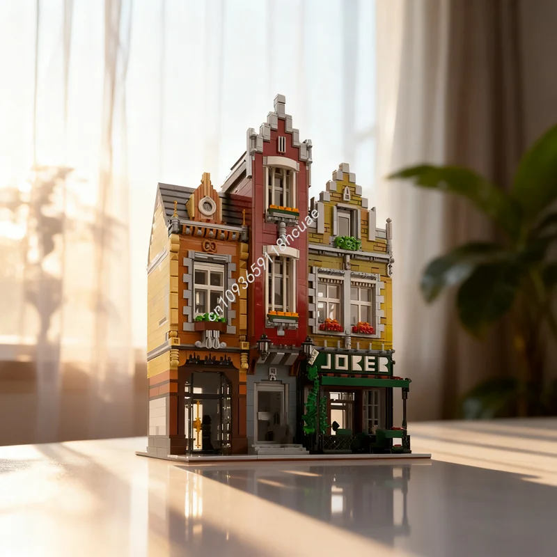 

3450 шт. MOC THE JOKER PUB модульная модель строительные блоки строительные игрушки сборка Рождественский подарок DIY творческая идея кирпич