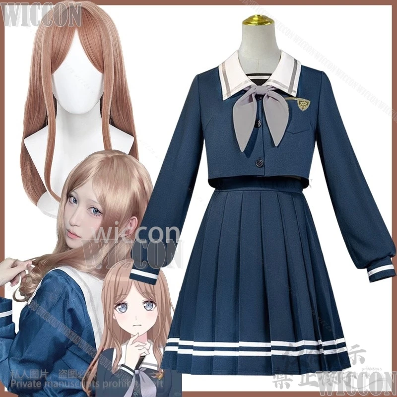 

Аниме BanG Dream! It's MyGO Косплей Костюм Соё Нагасаки JK Школьная форма Платье Парик для девочек Хэллоуин Вечеринка Игра Индивидуальные