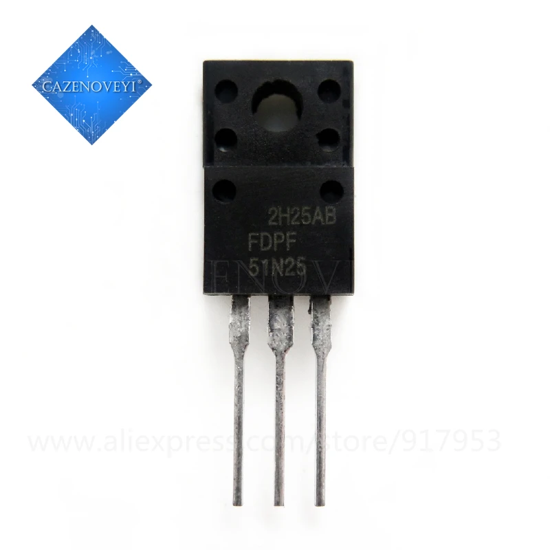 

10pcs/lot FDPF51N25 51N25 TO-220F new original In Stock