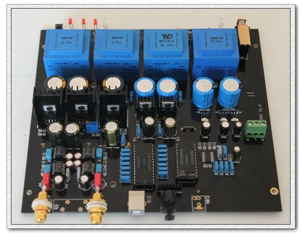 Décodeur de fièvre or TDA1541, radiateur L15Rivière, USB nicaroptique, sans puce TDA1541, dernière mise à niveau, machine finie