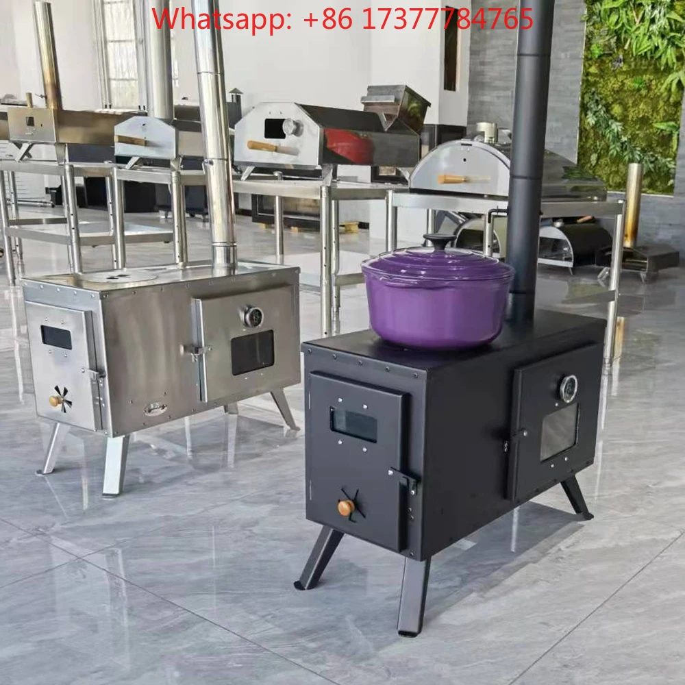 USA 2021 Popular Factory Directly Supply Cheap Price OEM Mini Cooking Wood Stove  Camping Stove Portable Tent Stove