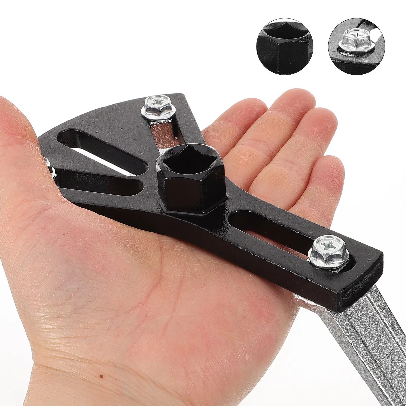 

Professional Three-Claws Tank Cover Opener Tool for Vehicle Fuel Tank Lid Removal Car Oil Pump Cover Wrench Auto Disassembly