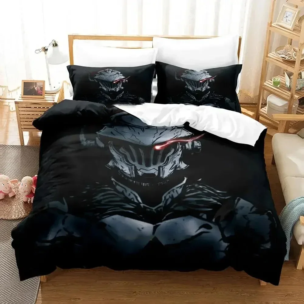 

Anime Goblin Slayer Bedding Set 3D Printed Suitable for Bedroom Duvet Cover Set With Pillowcases Kids Home Textile