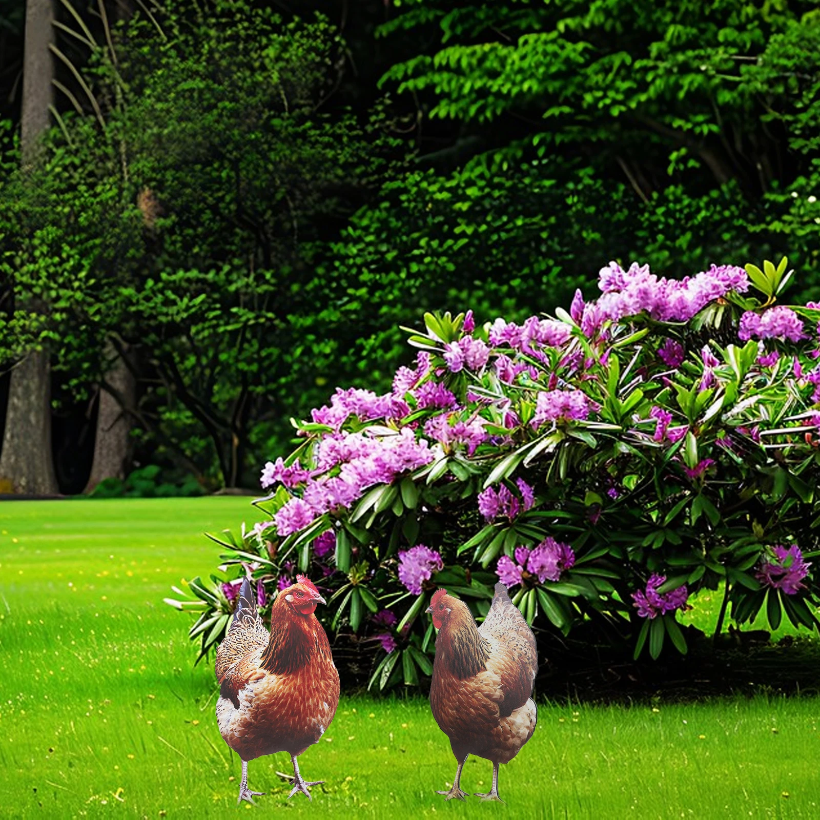 

2pcs Stake Decor Durable Lawn Ornament Outdoor Lawn Garden Stake Ornament Yard Decoration for Garden Home Use