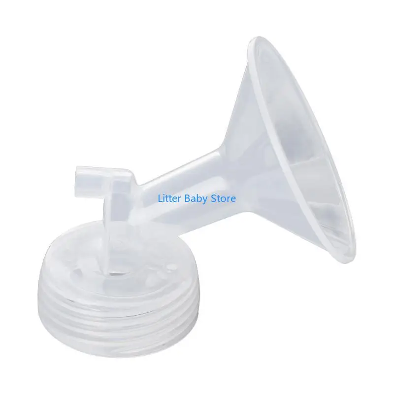 

N80C Multi-size Breast Funnel Connector Wide Neck Part Wide Mouth Flange 18mm/19mm/20mm Durable Simple Operation