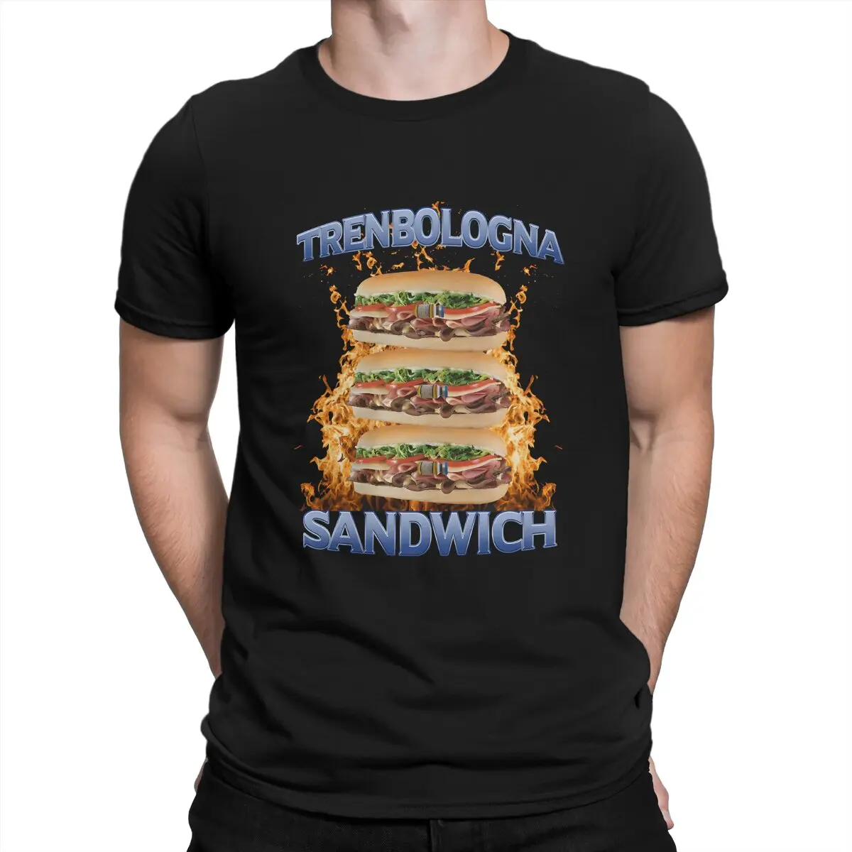 Trenbologna Sandwich Hip Hop TShirt CBUM Casual T Shirt Summer Stuff For Adult