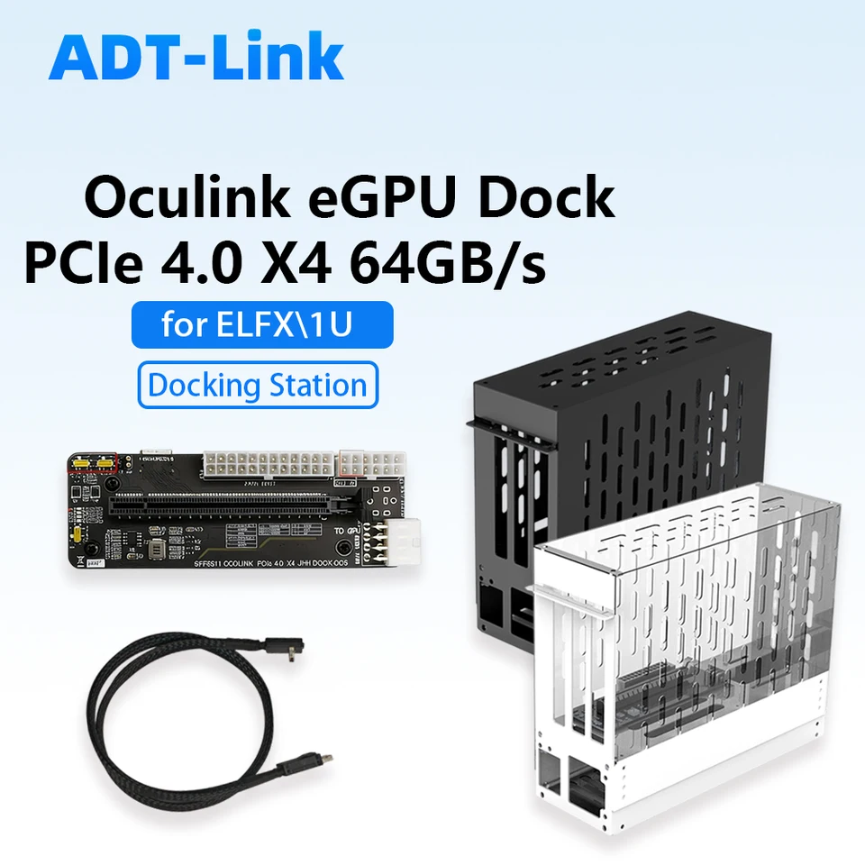Oculink eGPU Graphics Card Dock Docking Station for Laptop Mini PC