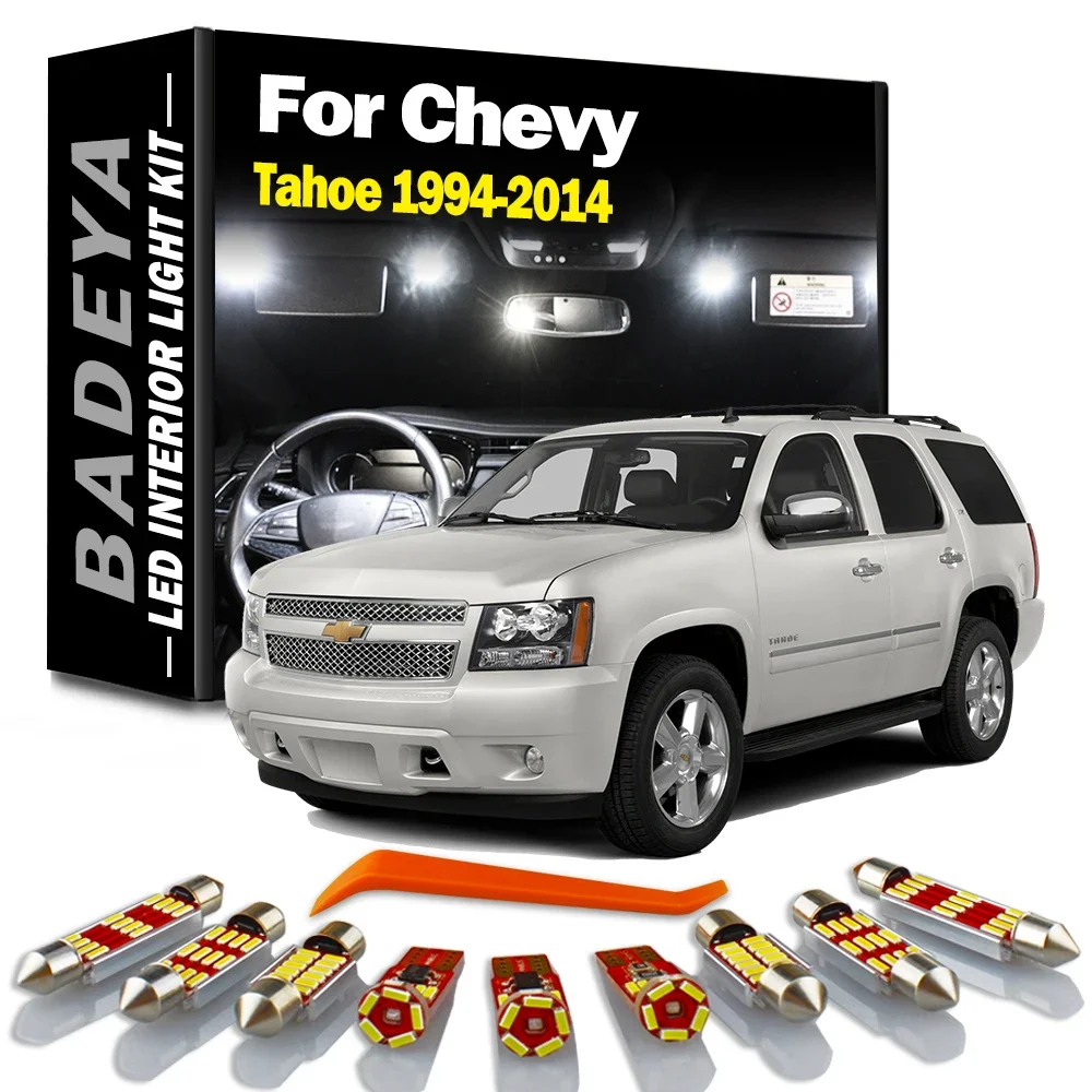 BADEYA Interior Map Dome Trunk Light Kit per Chevrolet Chevy Tahoe 1994- 2009 2010 2011 2012 2013 2014 accessori per auto lampadine a LED