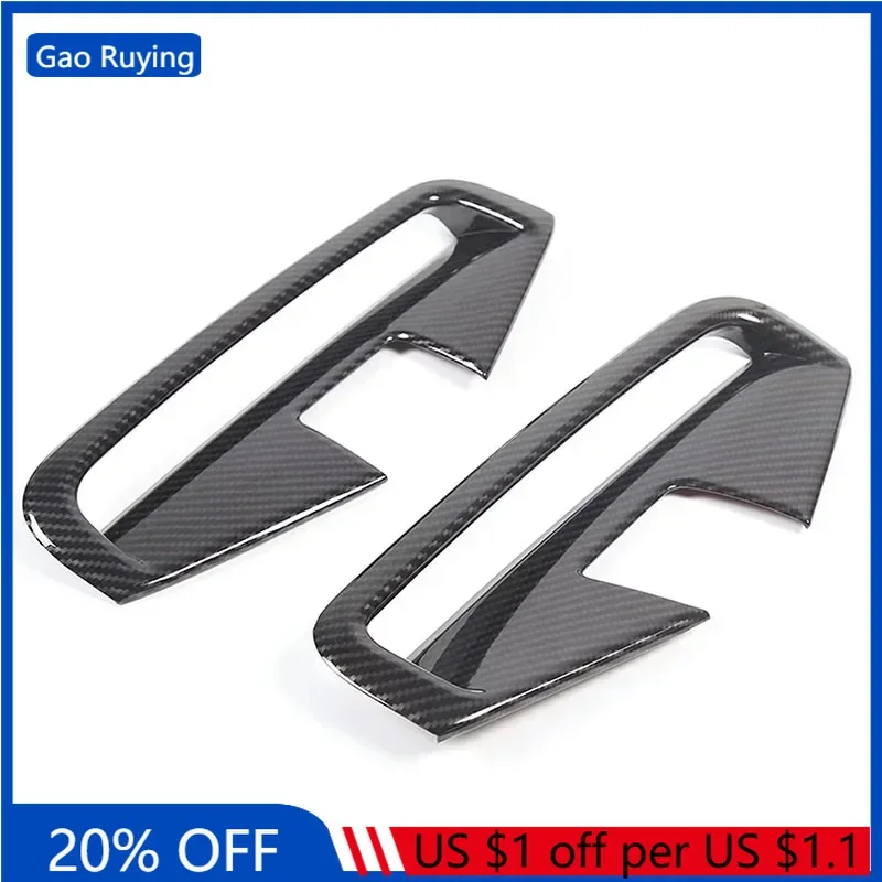 

Gao Ruying For BMW 4 Series G22 G23 2021-2023 ABS Carbon Fiber Car Front Fog Light Frame Cover Trim Car Accessories