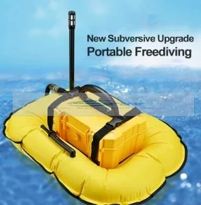 Deepest Scuba Diving Snorkel Equipment, Mobile Ventilator, Underwater Trap, Winter Ice Diving, 15 m, 3-5.5 Hours