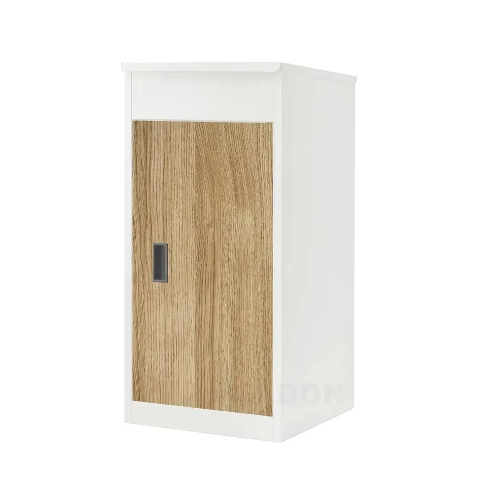 Outdoor Use Weatherproof Freestanding Post Box Lockable Anti-theft Parcel Box Drop Delivery for Garden Gate Use