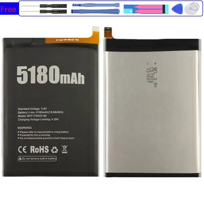 

For Doogee S50 BAT17S505180 5180Mah Mobile Phone Battery Safe