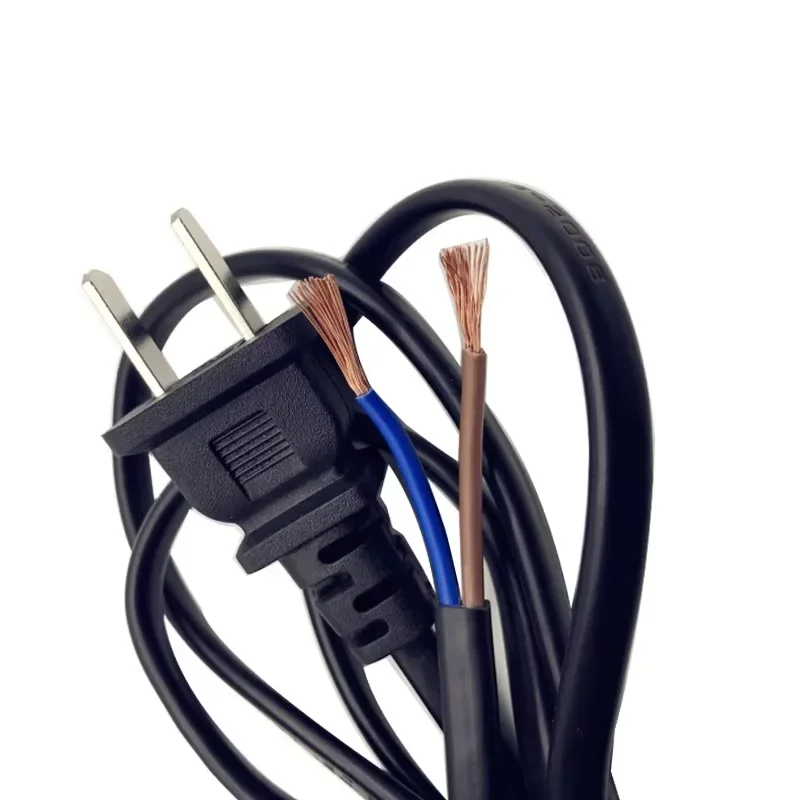 1.8M EU US Plug Dimmable Switch Cable Light Modulator Lamp Line Dimmer Controller Table Lamp power wire Black and white