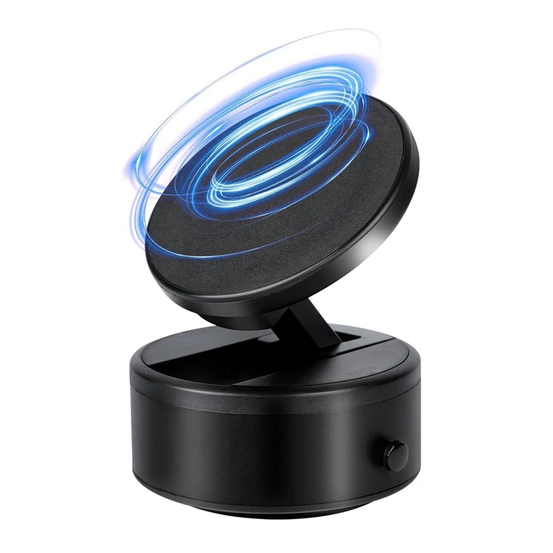 

Electric Vacuum Magnetic Suction Car Phone Mount, 360° Rotation Magnetic Vacuum Mount For Car Kitchen Gym Bath Shower