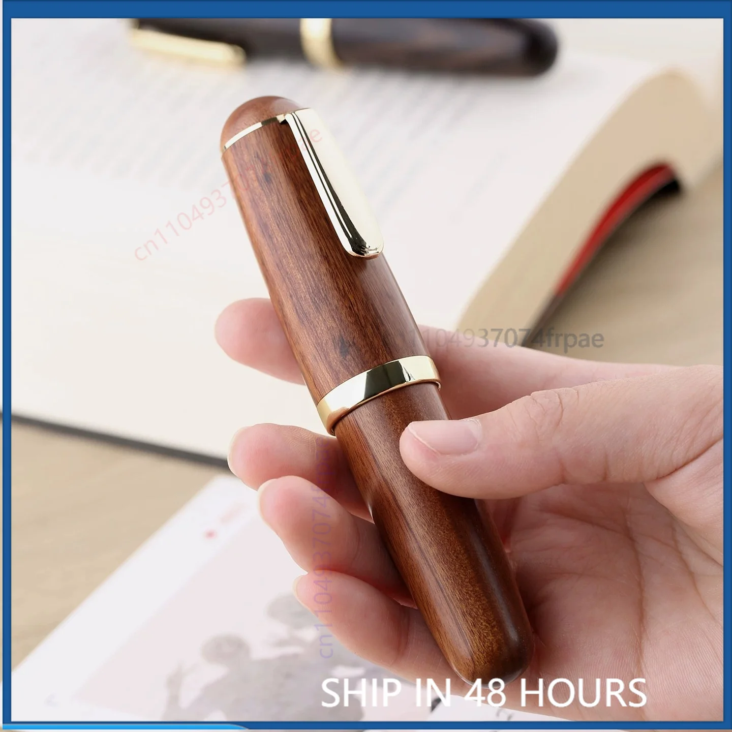 penna-stilografica-mini-majohn-q1-in-legno-massello-dal-design-grazioso-con-punta-fine-per-uomo-e-donna-ideale-per-diario-e-cancelleria
