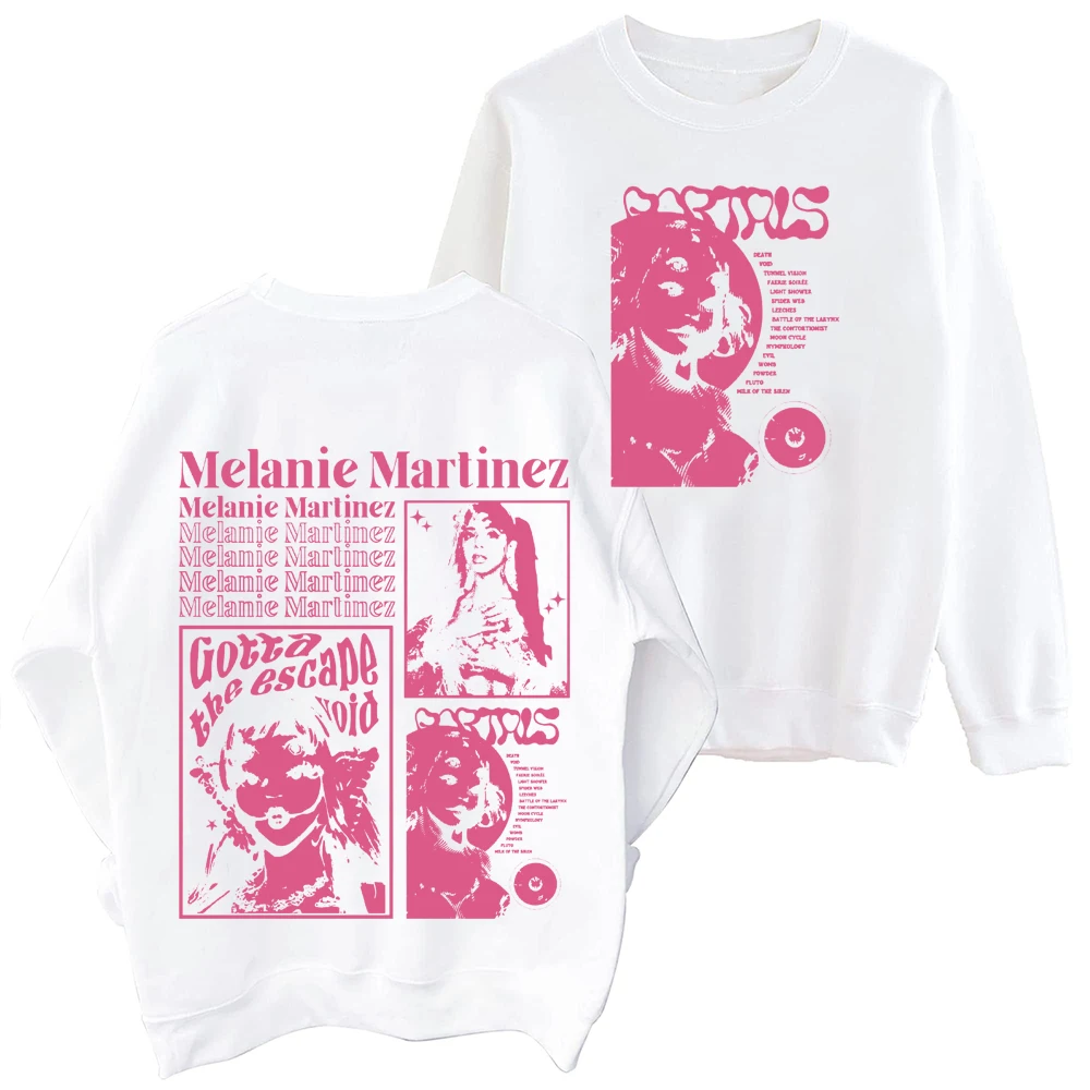 Melanie Martinez The Trilogy Tour Sweatshirt  Harajuku Round Neck Long Sleeve Oversized Popular Music Hoodie Fans Gift