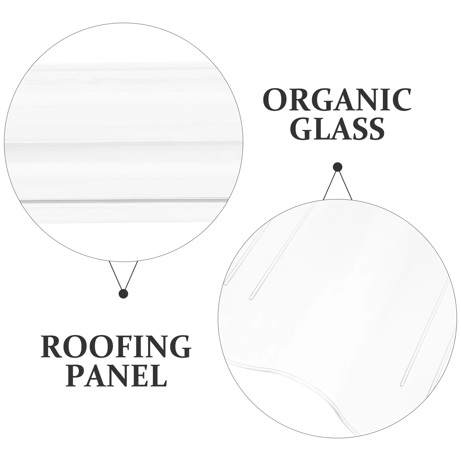 Gewächshaus Transparente Welle Dachplatte Acryl Dachverkleidung Ersatz für Gewächshäuser Pools Gewächshaus Dachverkleidung