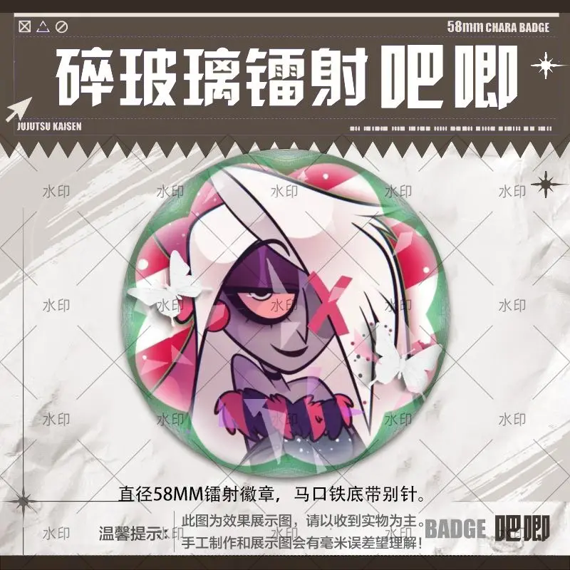 Christmas Vaggie Anime Badges Pins Alastor Lucifer Angel Dust Women Brooch Cartoon Kawaii Cosplay Brooches for Bag Accessorie