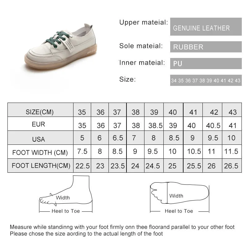 Loafers Women's First Layer Cowhide 2023 Spring New Lace-up White Shoes Women's Fashion Casual Soft-soled Flats Women's Clothing