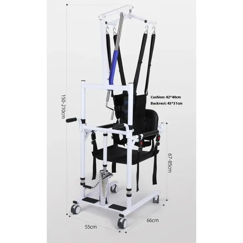 Wholesale Homecare Medical Rehabilitation Equipment Hydraulic Transfer Lift Chair with Toilet Commode for Patient Elderly
