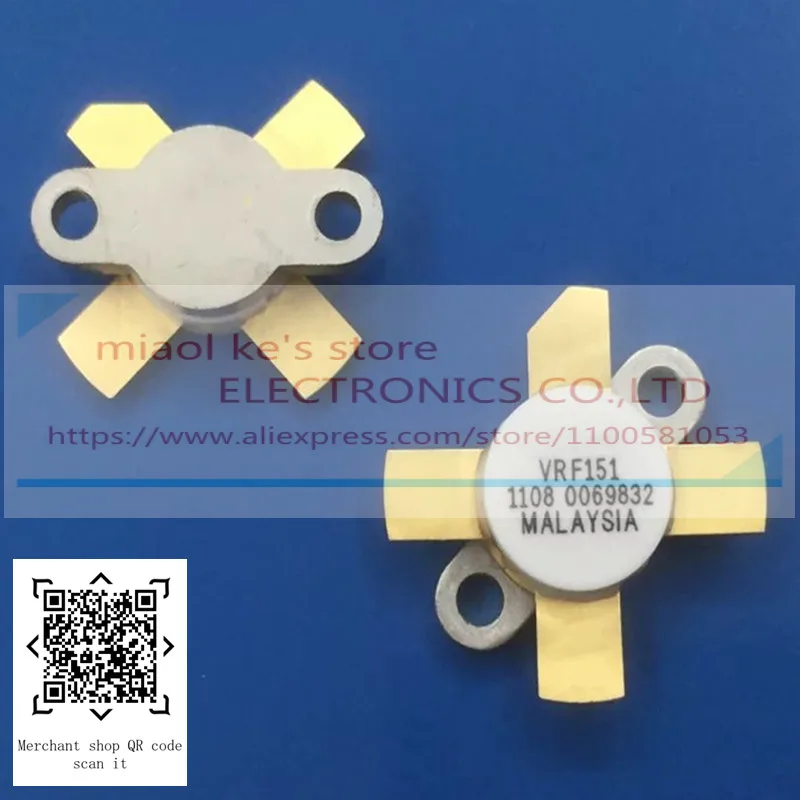 Transistor original, VRF151 vrf151 [ 50V, 150W, 175MHz, M174]