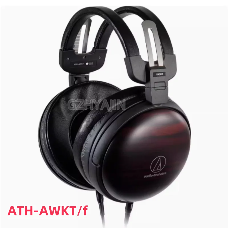 Audio Technica/ATH-AWKT/F  Black Sandalwood Bowl HIFI Headphones Brand New Original Genuine