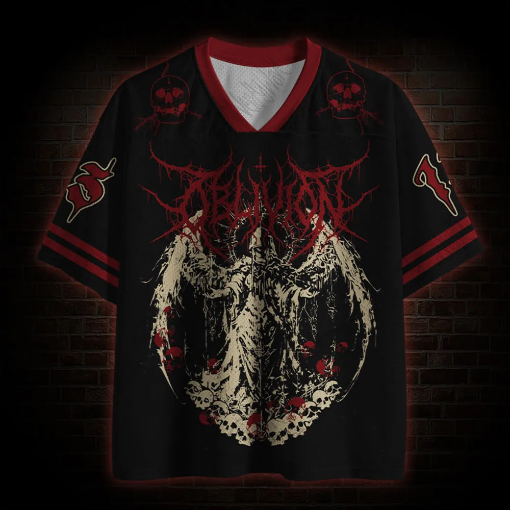 2026 New Movie Sports Fashion Adult and Children's Short Sleeve V-neck Street Eye Clothing Gothic Style Horror Fans Gift