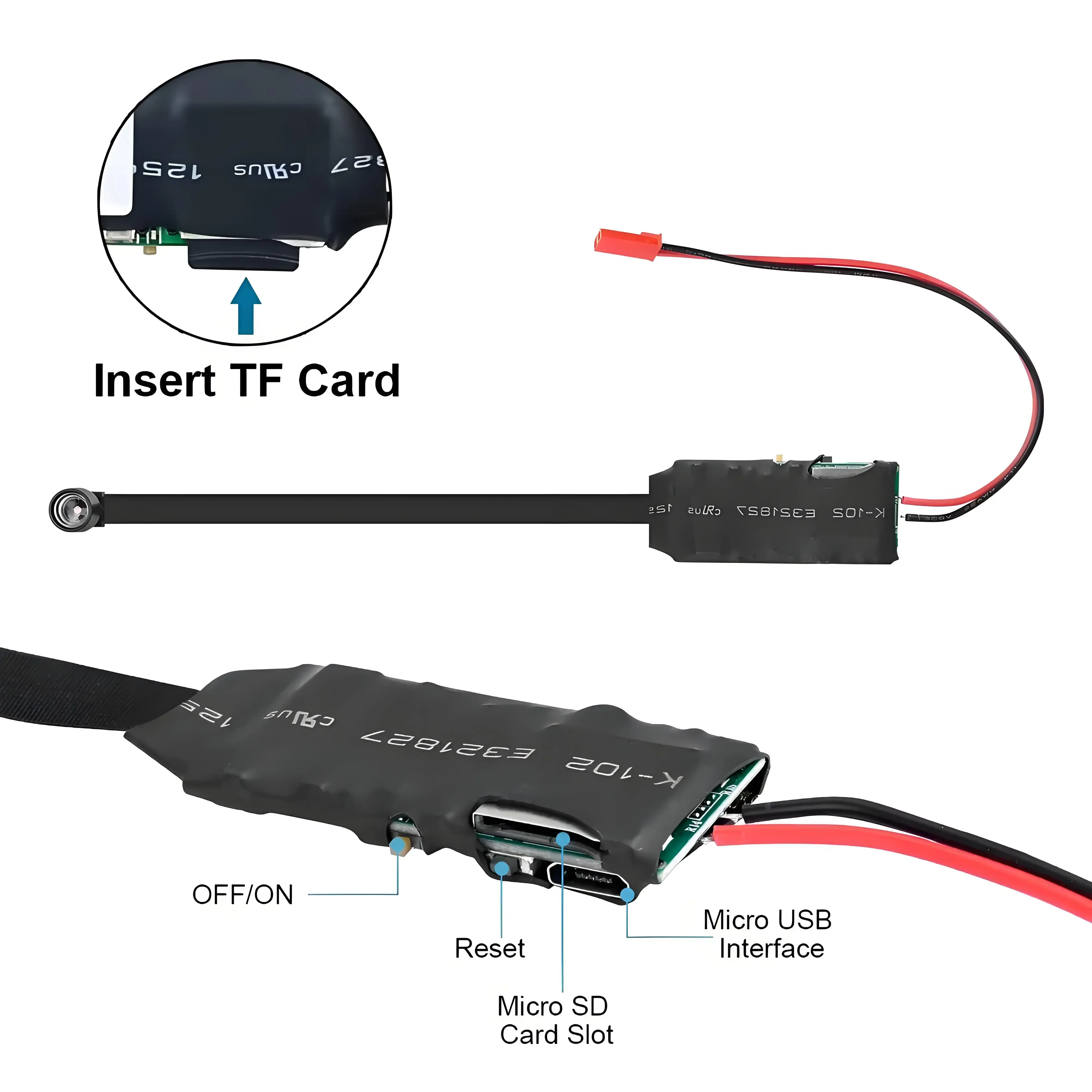 1080P DIY WIFI Mini Camera Module Bewegingsdetectie Sport DV P2P Camera Video Recorder Home Security Camcorder Afstandsbediening