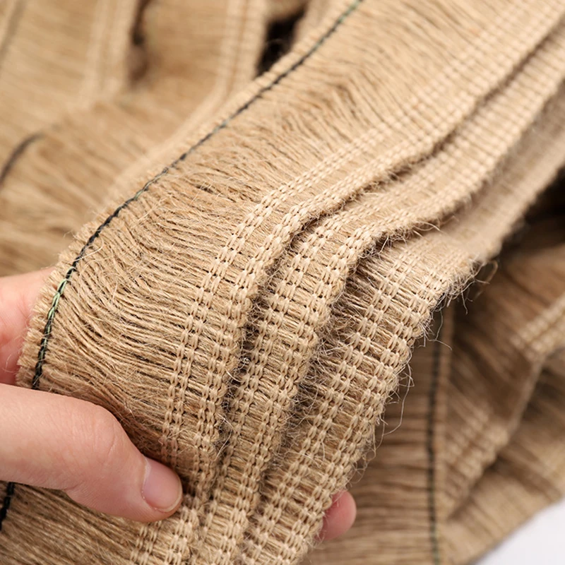 

5Meters 45mm Width Natural Jute Hemp Rope Ribbon Vintage Tassel Lace Wedding Party Holiday Decor Supplies DIY Crafts Accessories