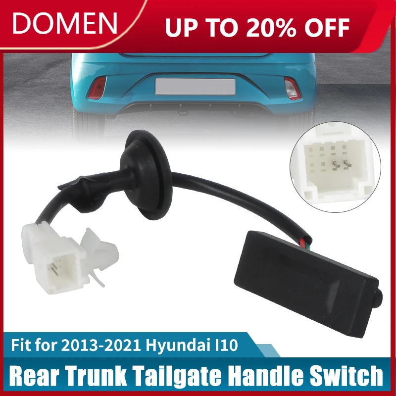 Car Rear Trunk Lock Boot Release Handle Switch Tailgate Switch Button For Hyundai i10 2nd Generation 2013-2020 Parts 81260-B4000