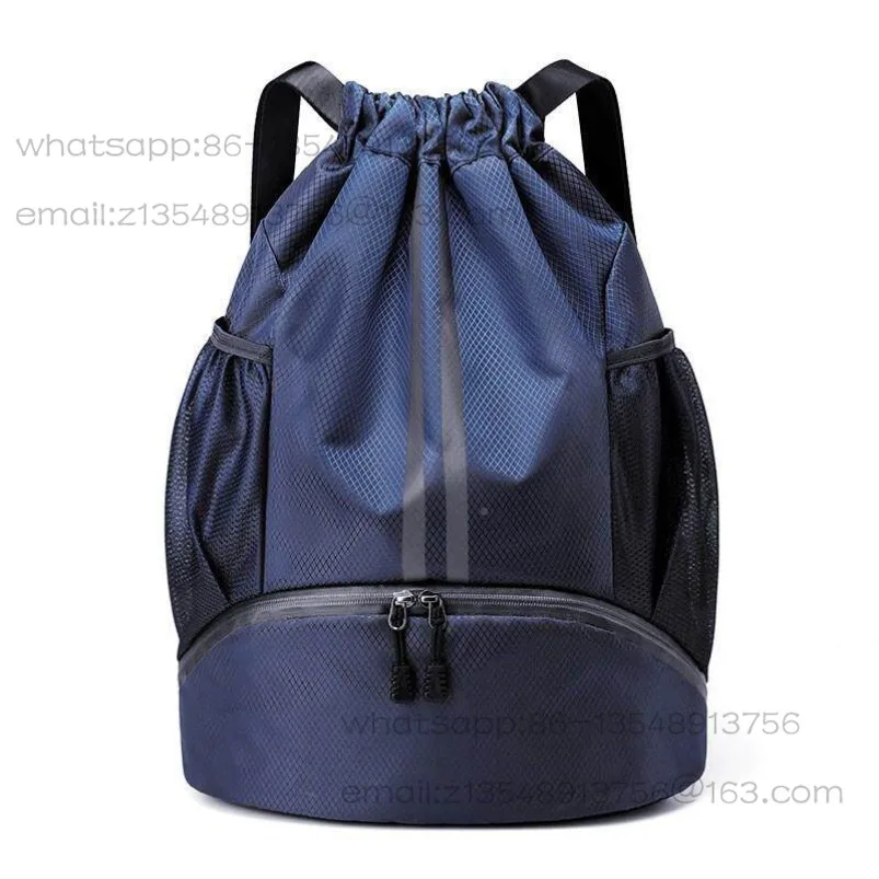 Dry and wet separation, outdoor large-capacity double-pack basketball shoulder bag factory direct sales, spot quick delivery