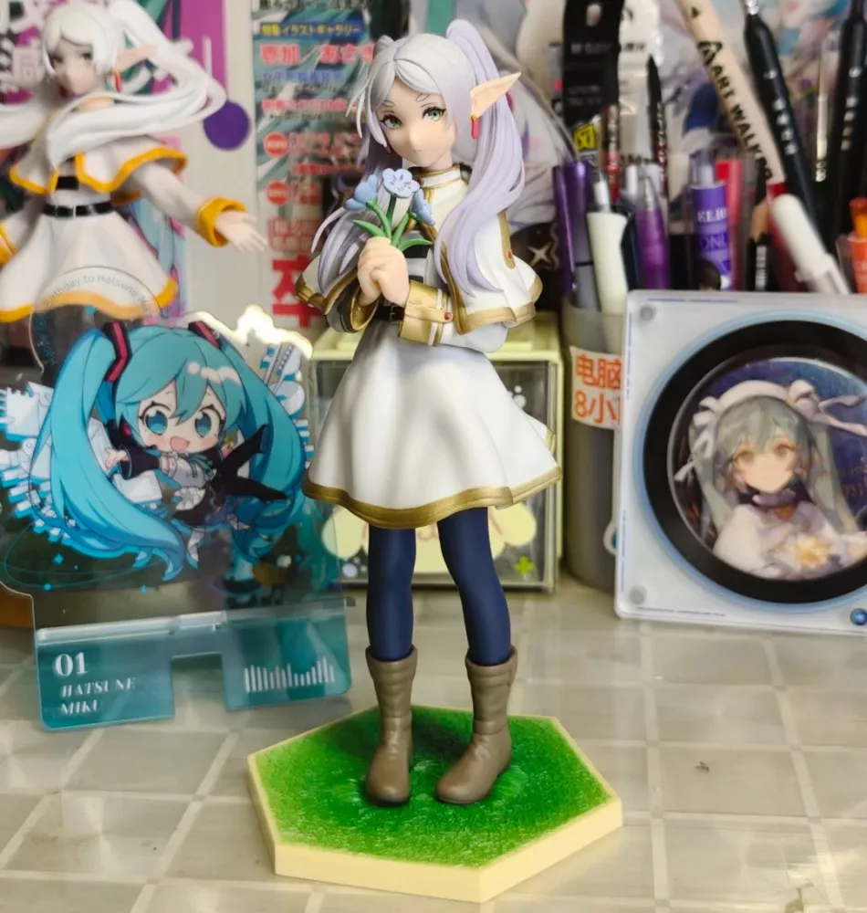 13-21cm Frieren Figur Frieren At The Funeral Figures Super Kawaii Cartoon Action Pvc Statue Cute Models Collection Dolls Gifts – Detail 24