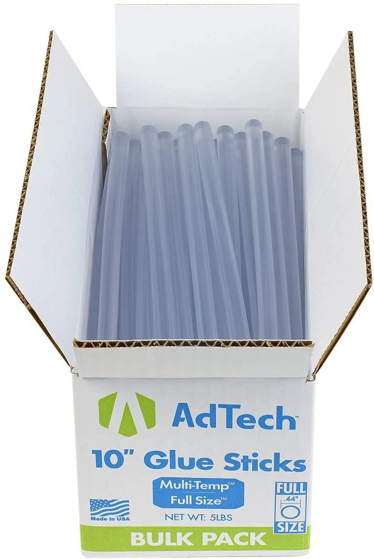 multi temp hot glue sticks 10 5lb caixa de tamanho completo 01