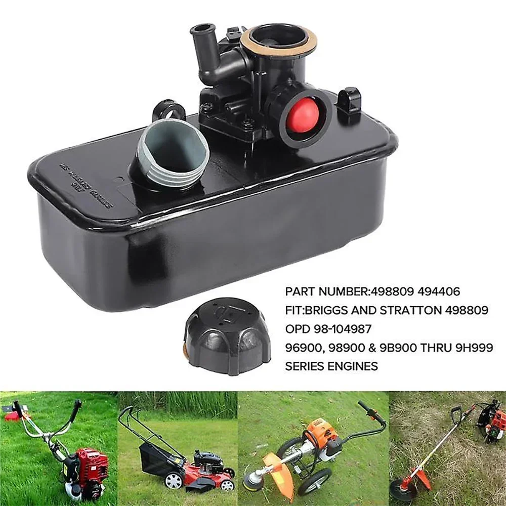 

Carburetor Assembly Oil Fuel Tank Carb for Briggs & Stratton Lawn Mower Parts 499809 494406 498809A 795477