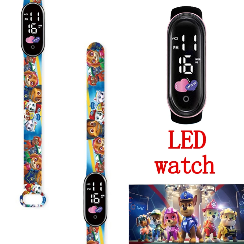 

PAW Patrol Children LED Watch Casual Fashion Sport Bracelet Girls Boys Watches Silicone Smart Touch Screen Kids Electronic Watch