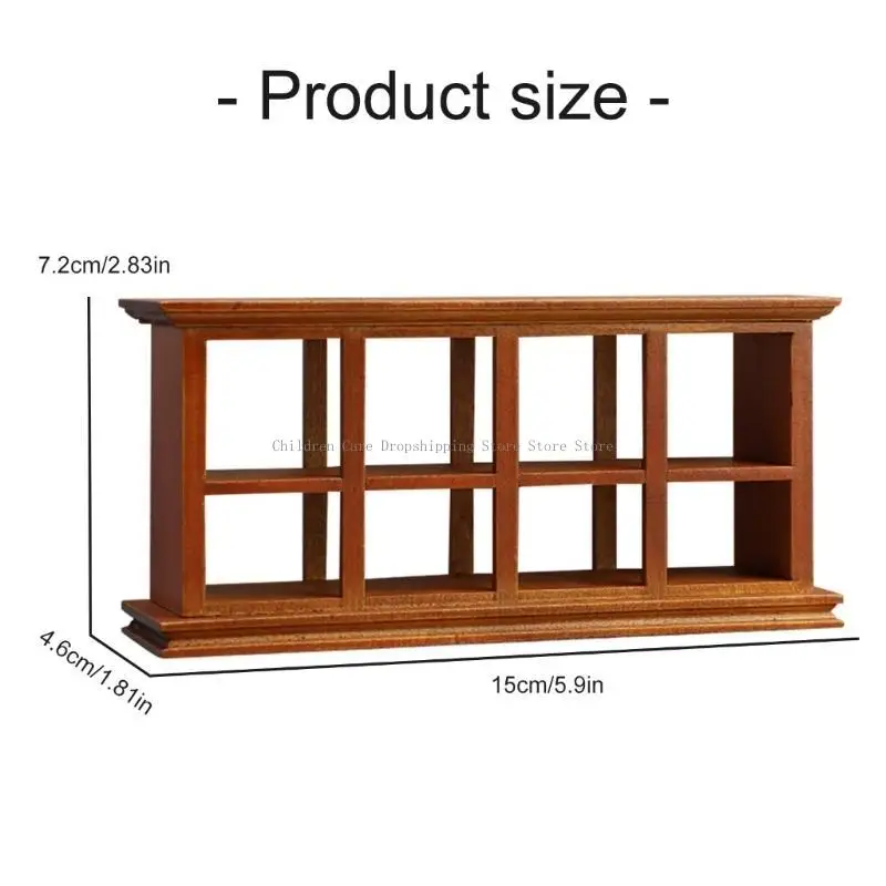 Dollinges Miniature Display Asff Asscor 1/12 مقياس ، واقعية Zakka Display Downfl Dollhouses Miniature