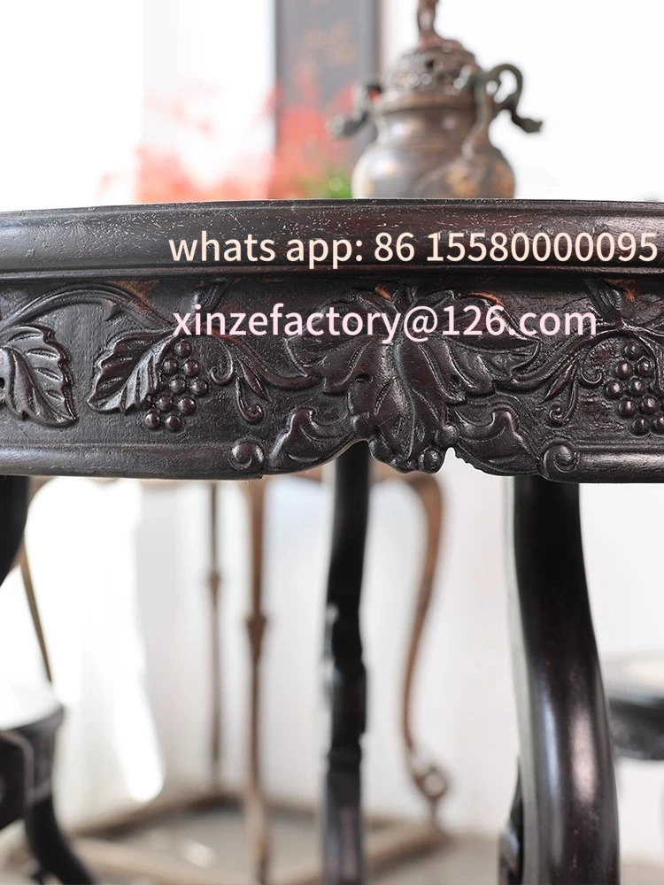 

Customizable Small Round Table Dining Table and Chair Combination Round